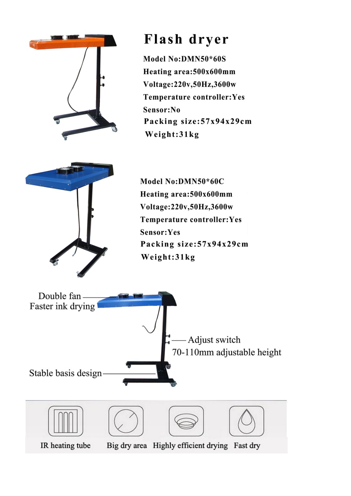 T-shirt Screen Printing Infrared Flash Dryer (3).jpg