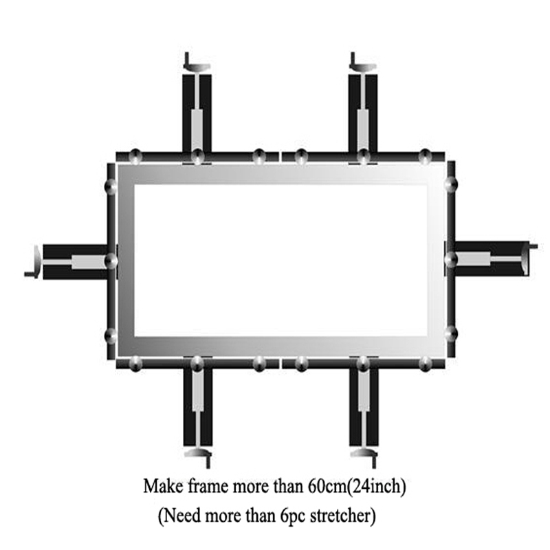 24x24 inch manual stretcher supplier