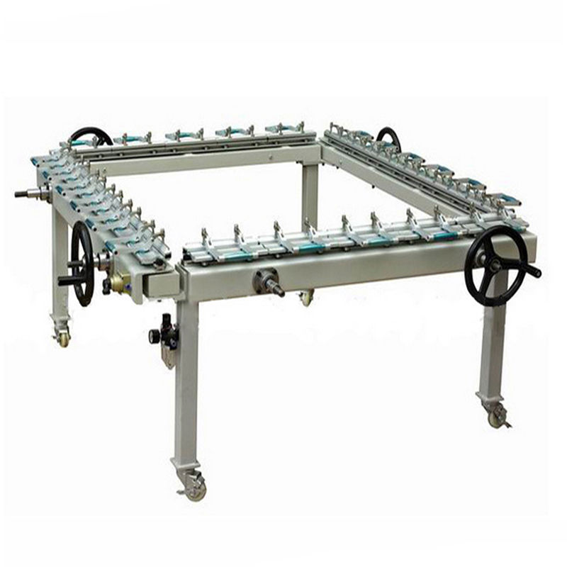 Pneumatic screen mesh stretching machine supplier