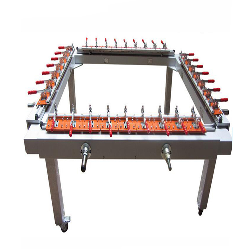 Pneumatic screen mesh stretching machine supplier