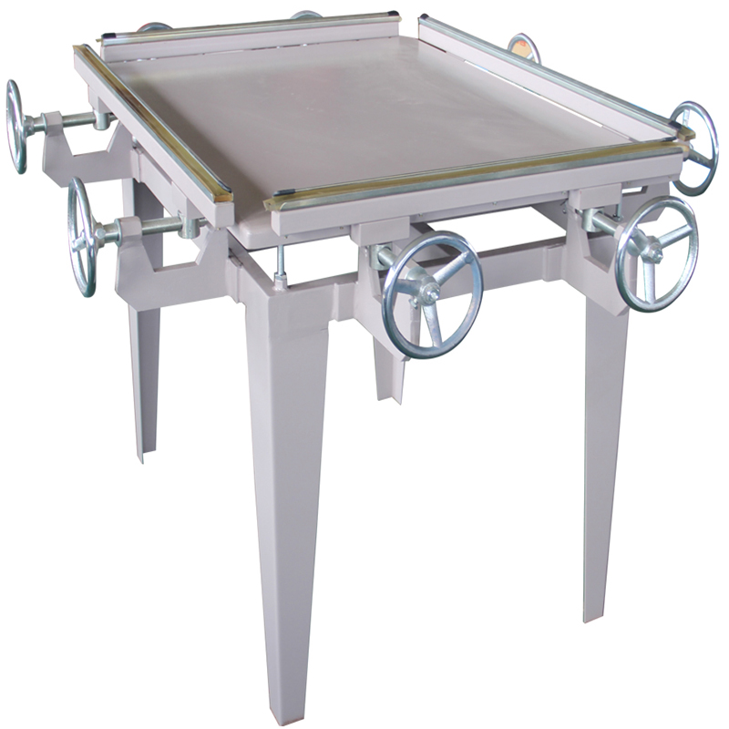 Manual silk screen printing mesh stretcher machine