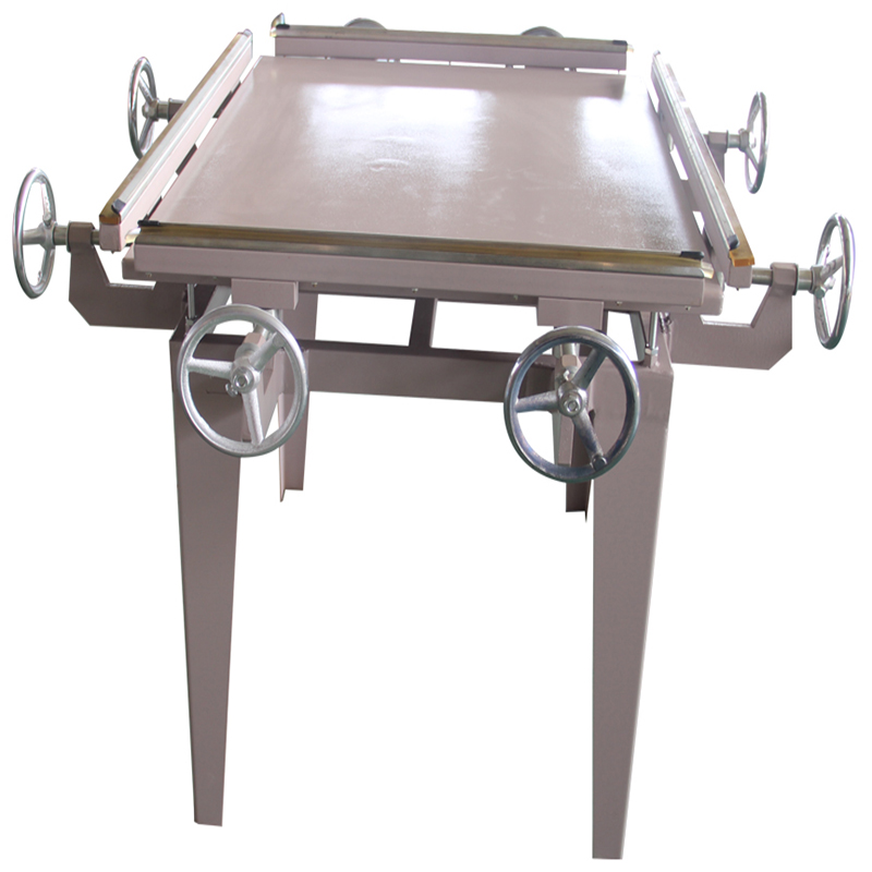 Manual silk screen printing mesh stretcher machine