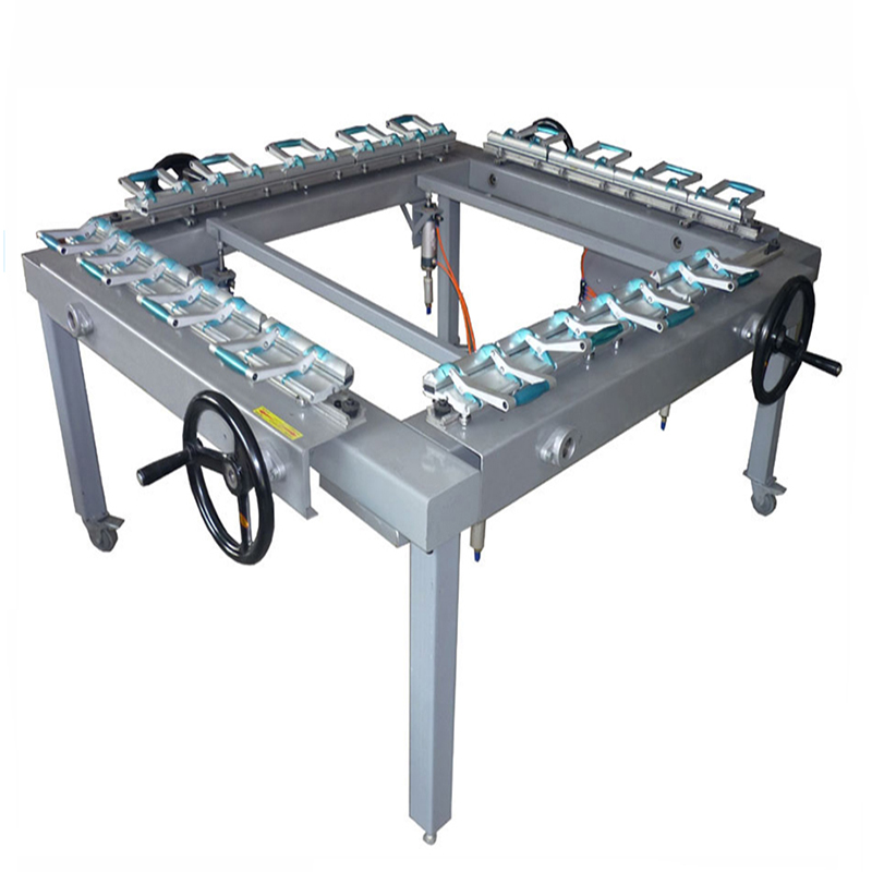 Double clamp stretching machine manufacture