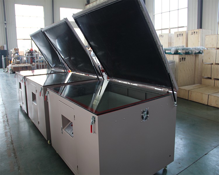 Fast exposure screen machine manufacture