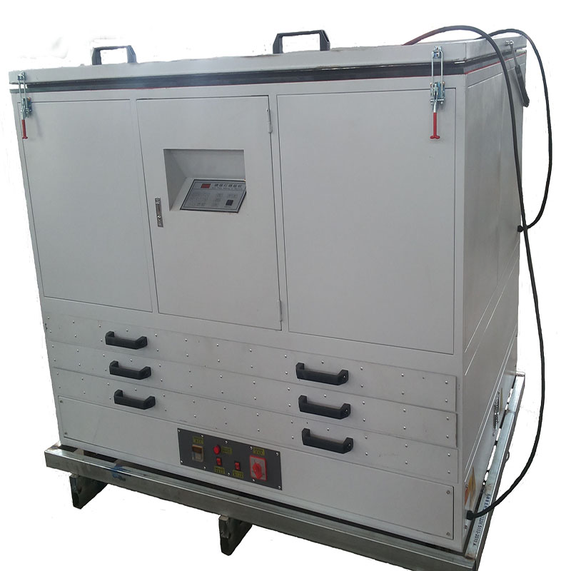 lodine gallium light exposure  with drying cabinet