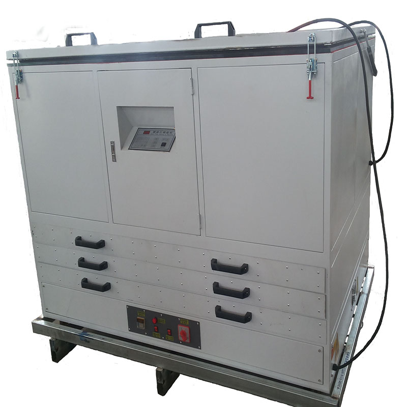 Drying cabinet with exposure machine for screen