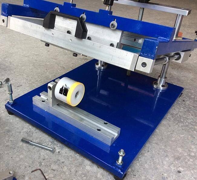 High quality cylindrical manual screen printing machine for mugs