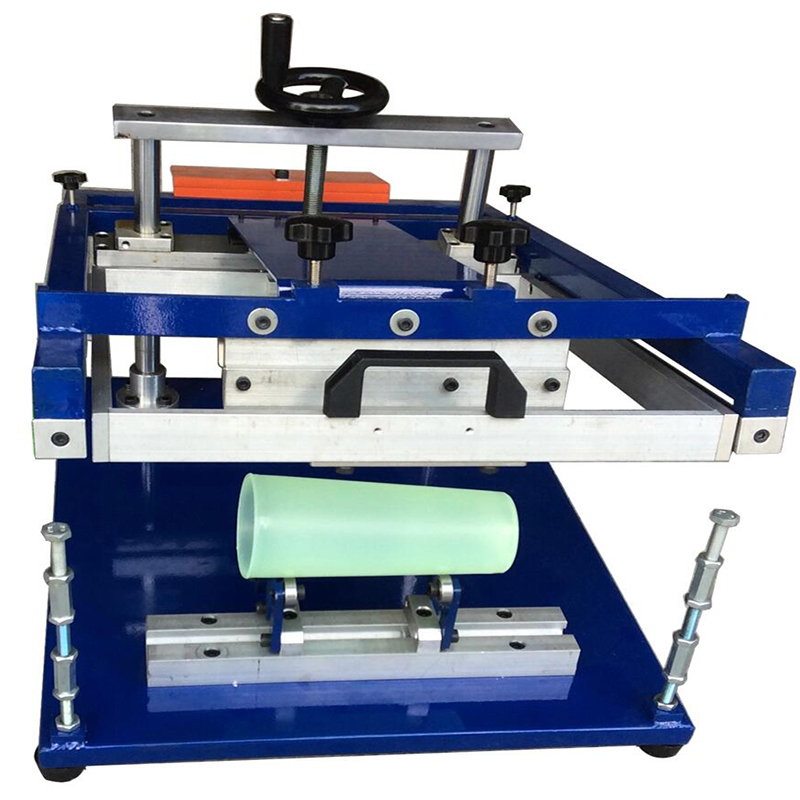 High quality cylindrical manual screen printing machine for mugs