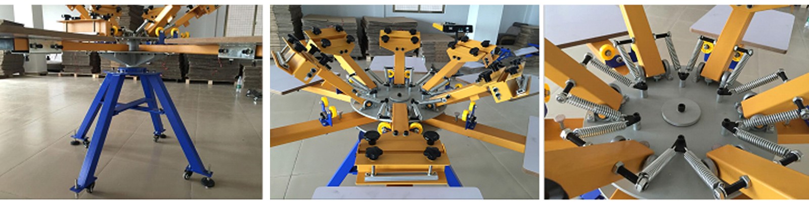 Textile Carousel Screen Printing Machine