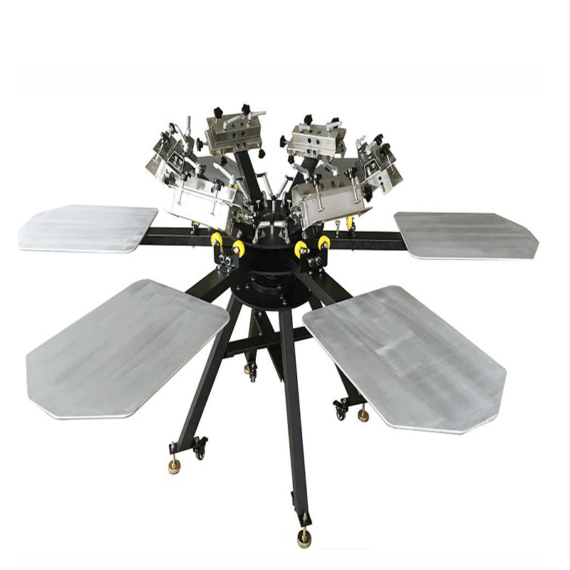 Aluminium table screen printing machine