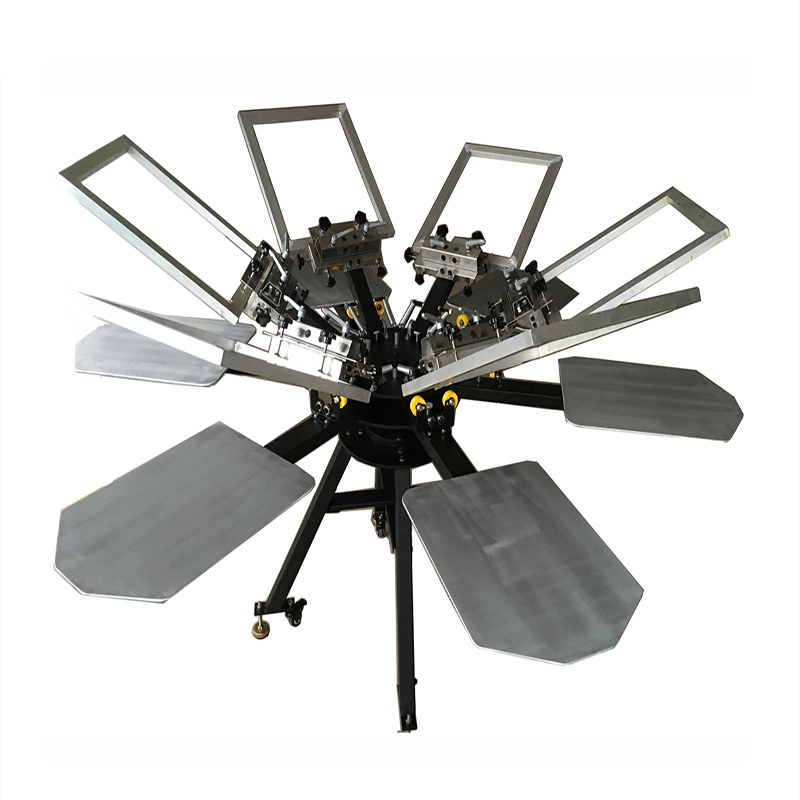 Manual Silk Screen Printing Machine With adjustable table