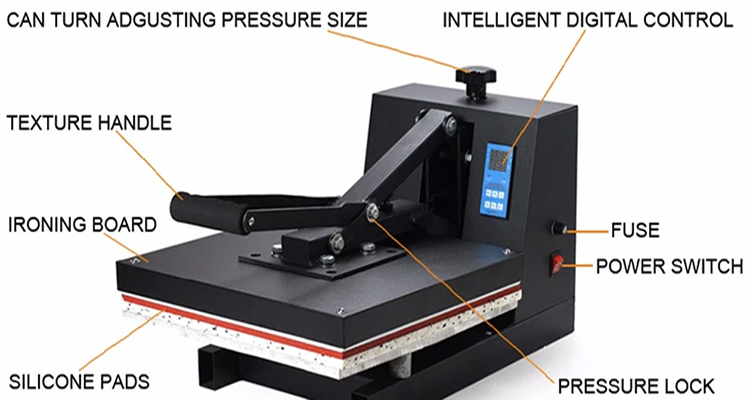 heat press machine for clothing