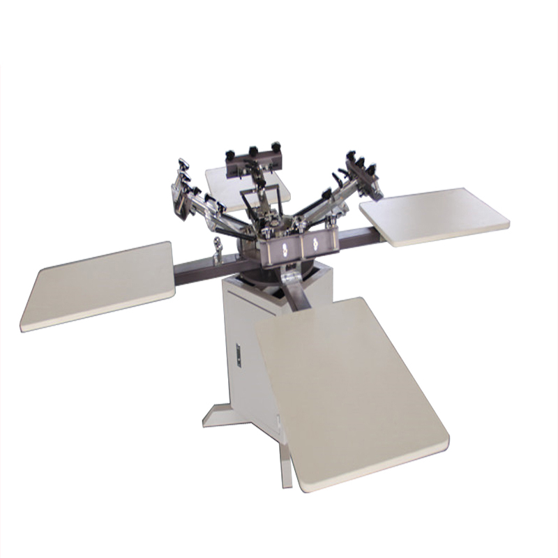 Manual box type screen printing machine