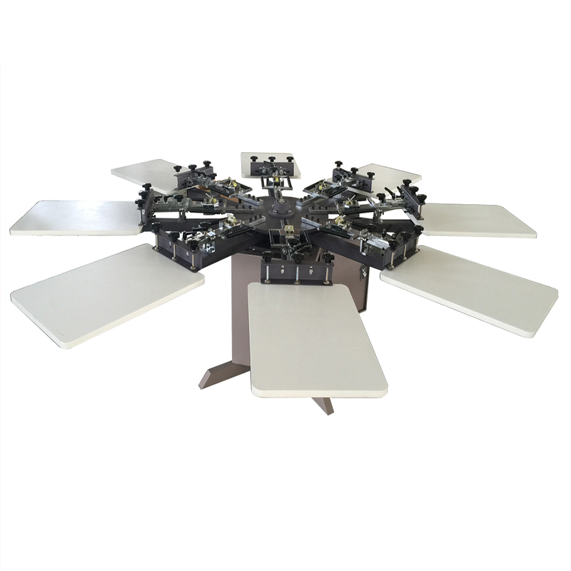 8x8 T shirt machine with micro registration