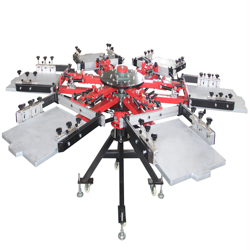 Duble Side Clamp Screen Printing Machine