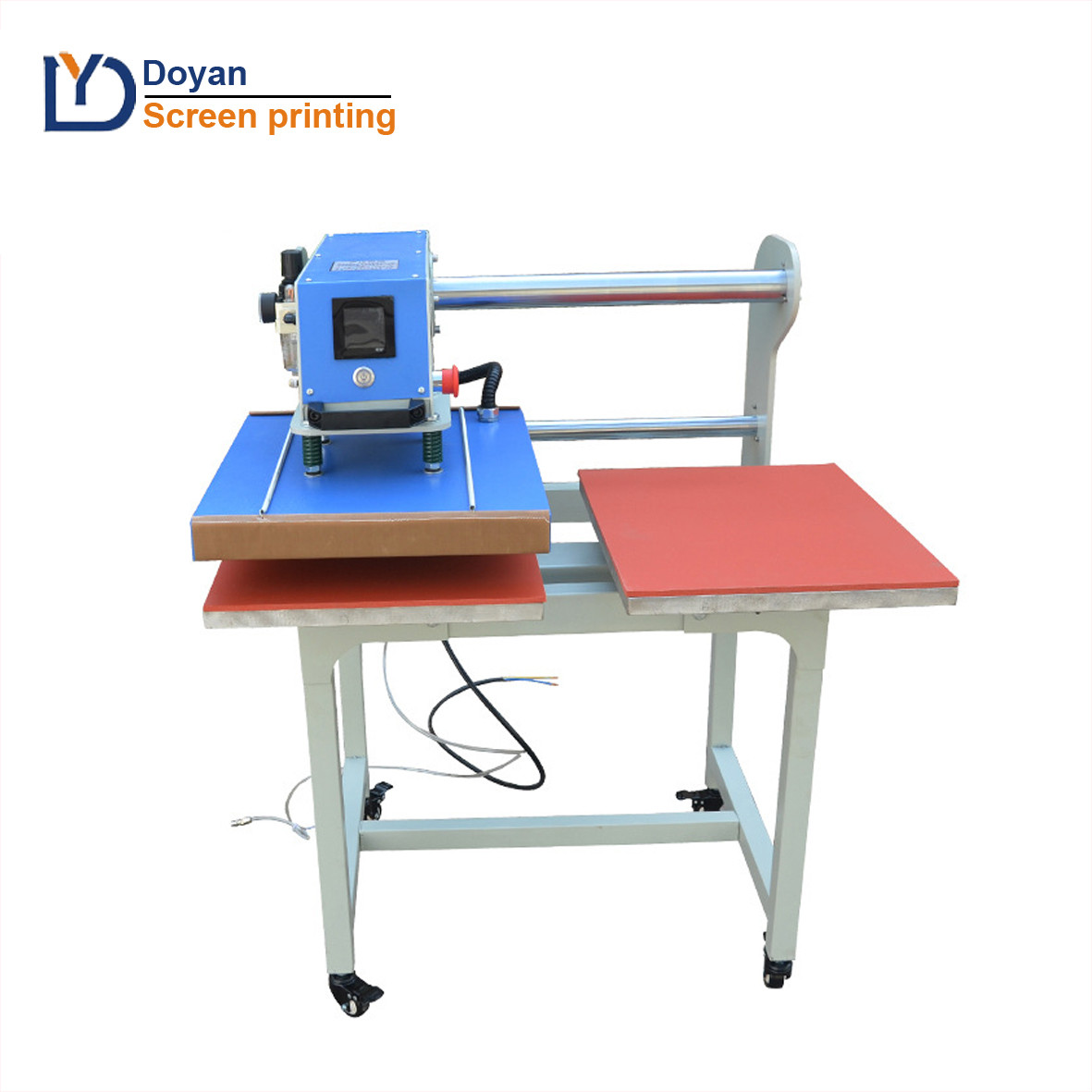 Double platen pneumatic heat press machine for sale