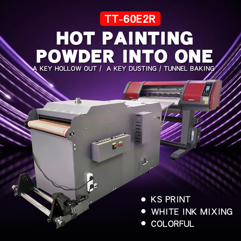 DTF Printer With Shaking Powder Machine for Pet Film