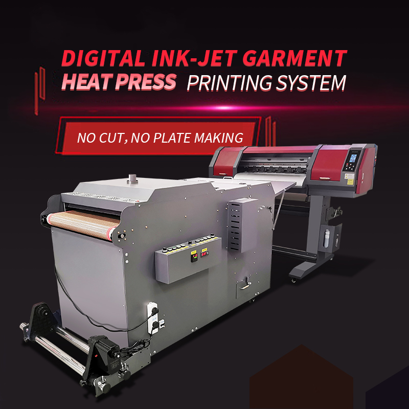 DTF Printer With Shaking Powder Machine for Pet Film